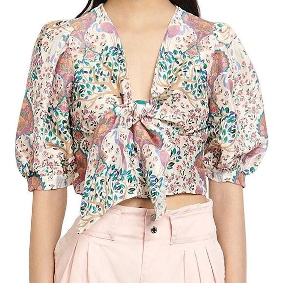 NWT SANDRO PARIS IRAM TOP 0 / XS - Picture 5 of 6